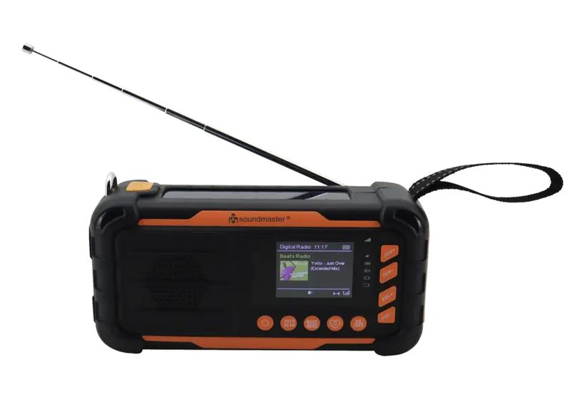 Soundmaster DAB115SW DAB+, FM Radio Tragbar  (Orange, Schwarz) f&uuml;r 89,90 Euro