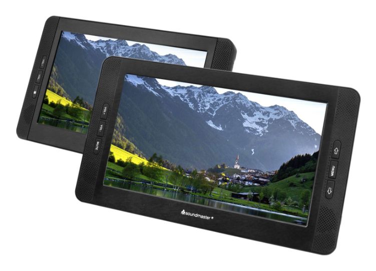 Soundmaster PDB1850SW 25,6 cm (10.1 Zoll) Tragbarer DVD-Player CD, CD-R, CD-RW, DVD, DVD+R, DVD+RW, DVD-R, DVD-RW f&uuml;r 179,90 Euro