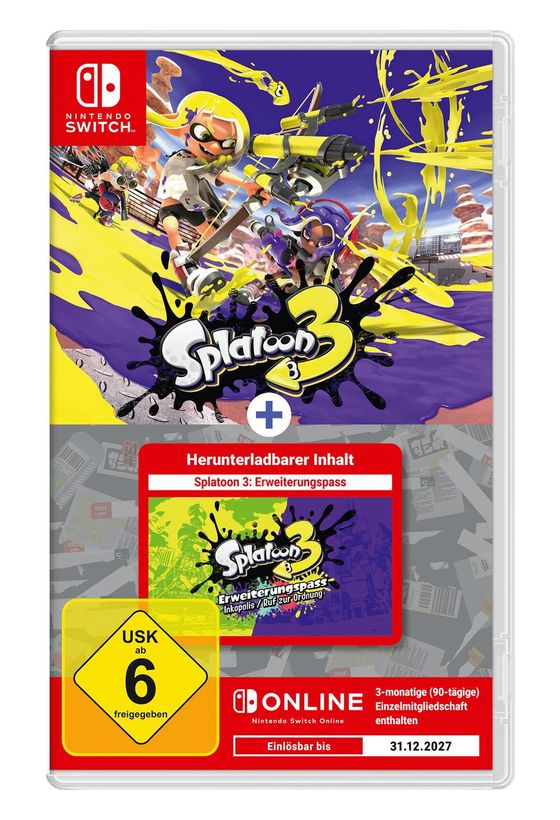 Splatoon 3 + Erweiterungspass Set (Nintendo Switch) f&uuml;r 59,99 Euro