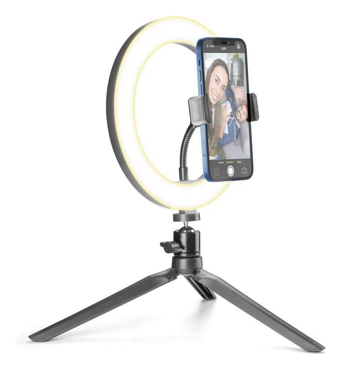 Cellular Line Selfie Ring Selfie-Licht 198 mm Universal  (Schwarz) f&uuml;r 29,99 Euro