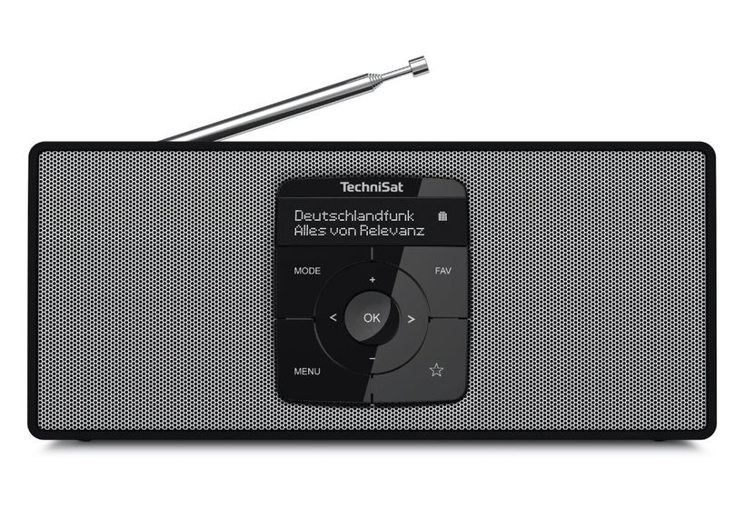 TechniSat DigitRadio 2S Bluetooth DAB+ Radio Tragbar  (Schwarz, Weiß) f&uuml;r 49,99 Euro