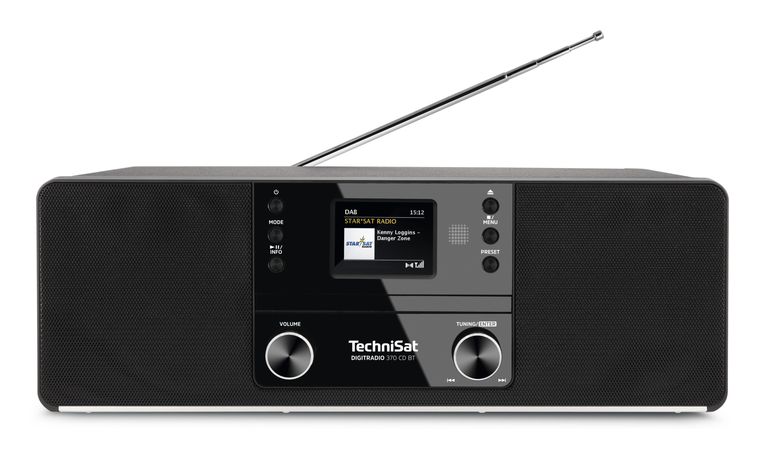 TechniSat DigitRadio 370CD Bluetooth DAB+, FM Persönlich Radio (Schwarz) für 99,00 Euro
