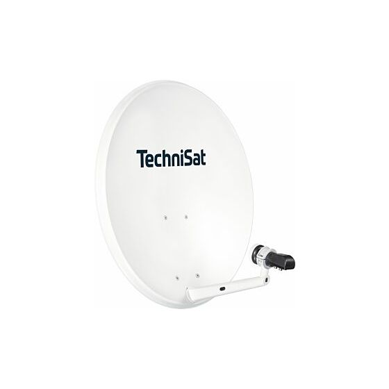 TechniSat Technitenne 70 Quattro-Switch LNB 70 cm Stahl Sat-Spiegel  (Weiß) f&uuml;r 59,00 Euro