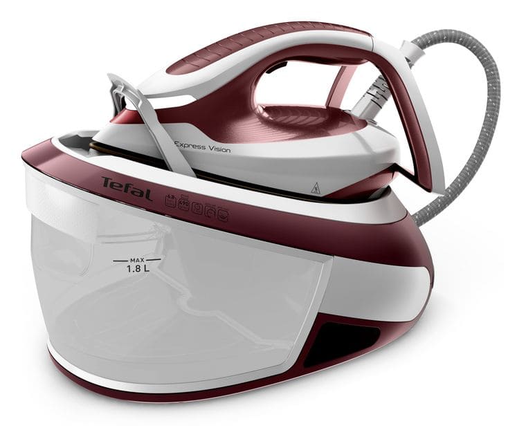 Tefal SV8150 Express Vision 2800 W Dampfbügelstation 130 g/min (Rot, Weiß) für 199,99 Euro