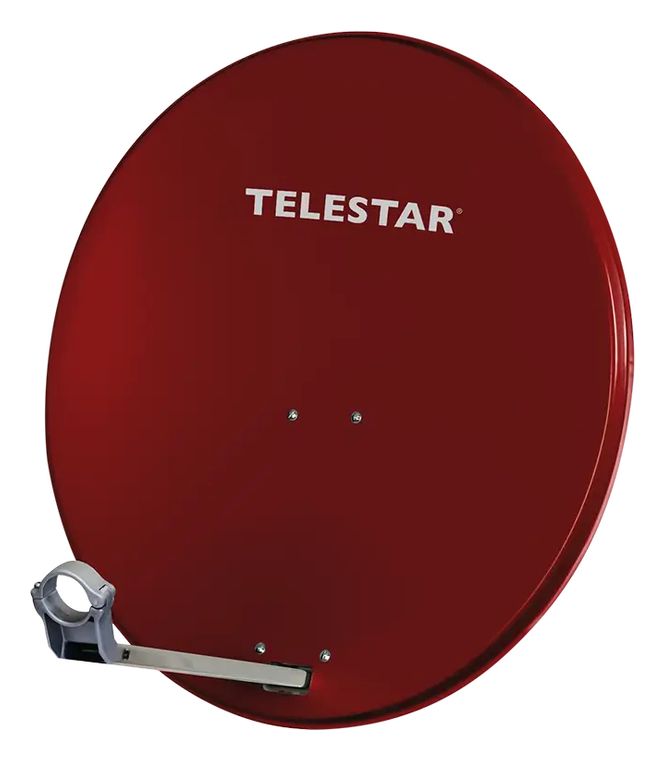 Telestar Digirapid 80A Satellitenantenne 80 cm Aluminium/Eisenguss/Stahl Sat-Spiegel  (Rot) f&uuml;r 79,49 Euro