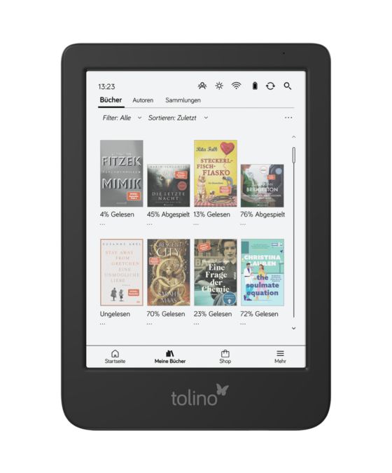 Tolino Shine Color E-Reader 15,2 cm (6 Zoll) 16 GB  (Schwarz) f&uuml;r 137,00 Euro