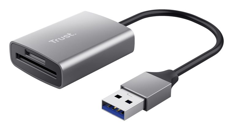 Trust 24135 Dalyx USB 3.2 Gen 1 (3.1 Gen 1) Multi-Kartenleser MicroSD (TransFlash), SD, SDHC, SDXC für 22,99 Euro