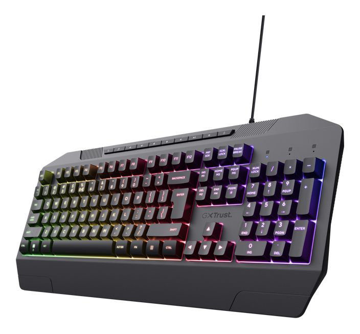 Trust GXT836 EVOCX RGB-LED Gaming Tastatur USB  (Schwarz) f&uuml;r 29,99 Euro
