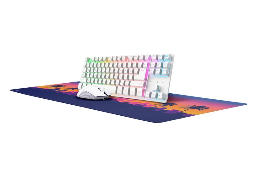 Trust GXT882 RGB-LED Gaming Tastatur RF Wireless  (Weiß) f&uuml;r 39,99 Euro
