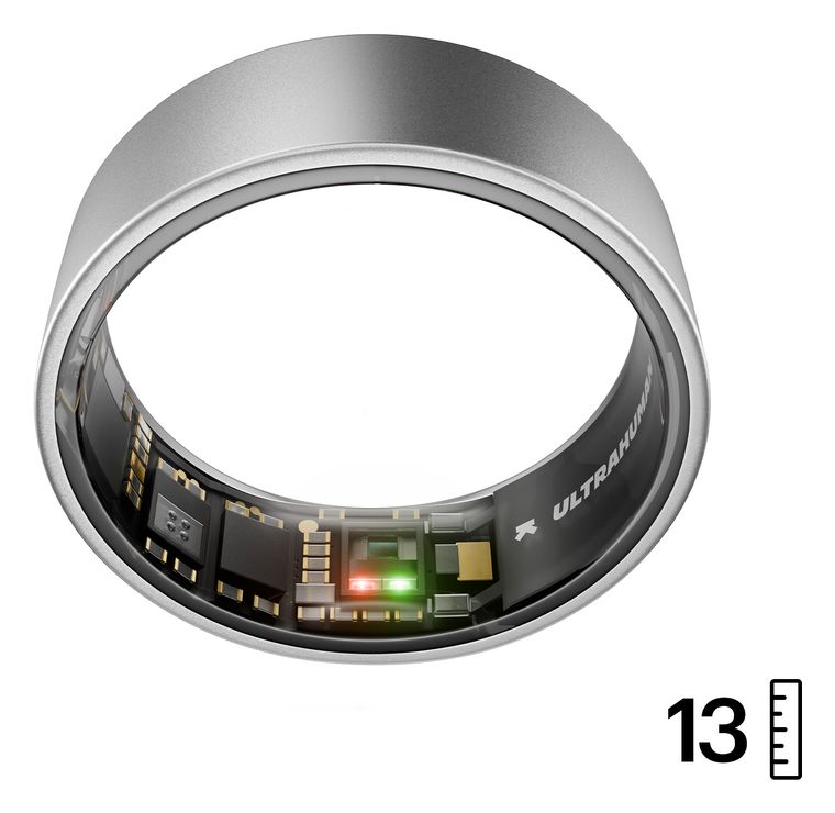 Ultrahuman Ring AIR Smart Ring Größe 13  (Titan) f&uuml;r 349,00 Euro
