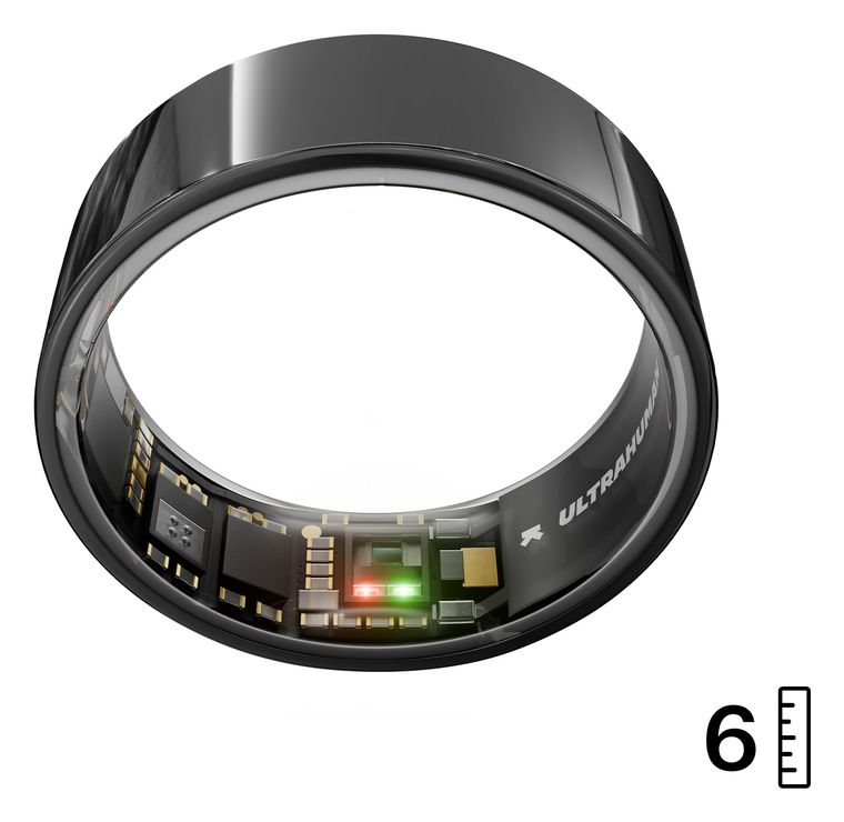 Ultrahuman Ring AIR Smart Ring Größe 6  (Schwarz) f&uuml;r 349,00 Euro
