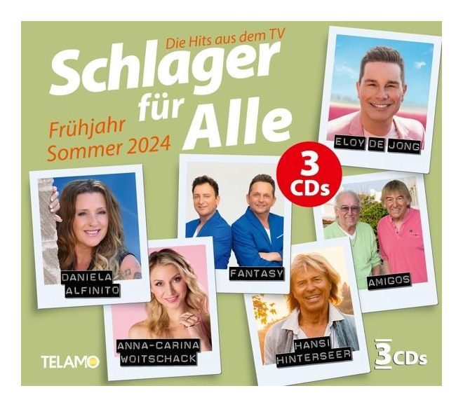 VARIOUS - Schlager für Alle:Frühjahr/Sommer 2024 f&uuml;r 21,49 Euro