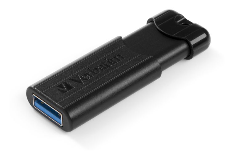 Verbatim PinStripe 3.0 USB Typ-A Stick 256 GB  (Schwarz) f&uuml;r 42,99 Euro