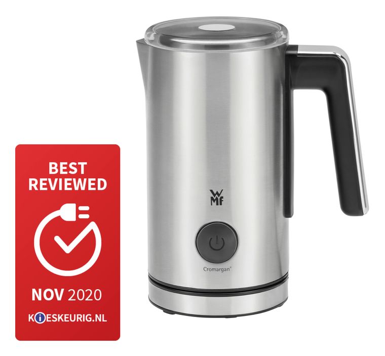 WMF Stelio Milchaufschäumer Automatischer Milchaufschäumer/-wärmer ca. 150 ml  (Silber) f&uuml;r 50,99 Euro