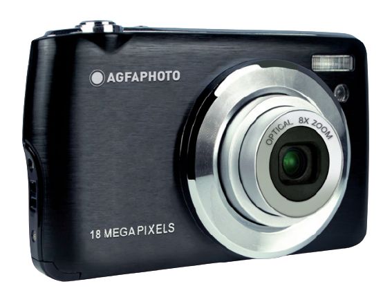 Realishot DC8200 Kompaktkamera 8x Opt. Zoom (Schwarz)