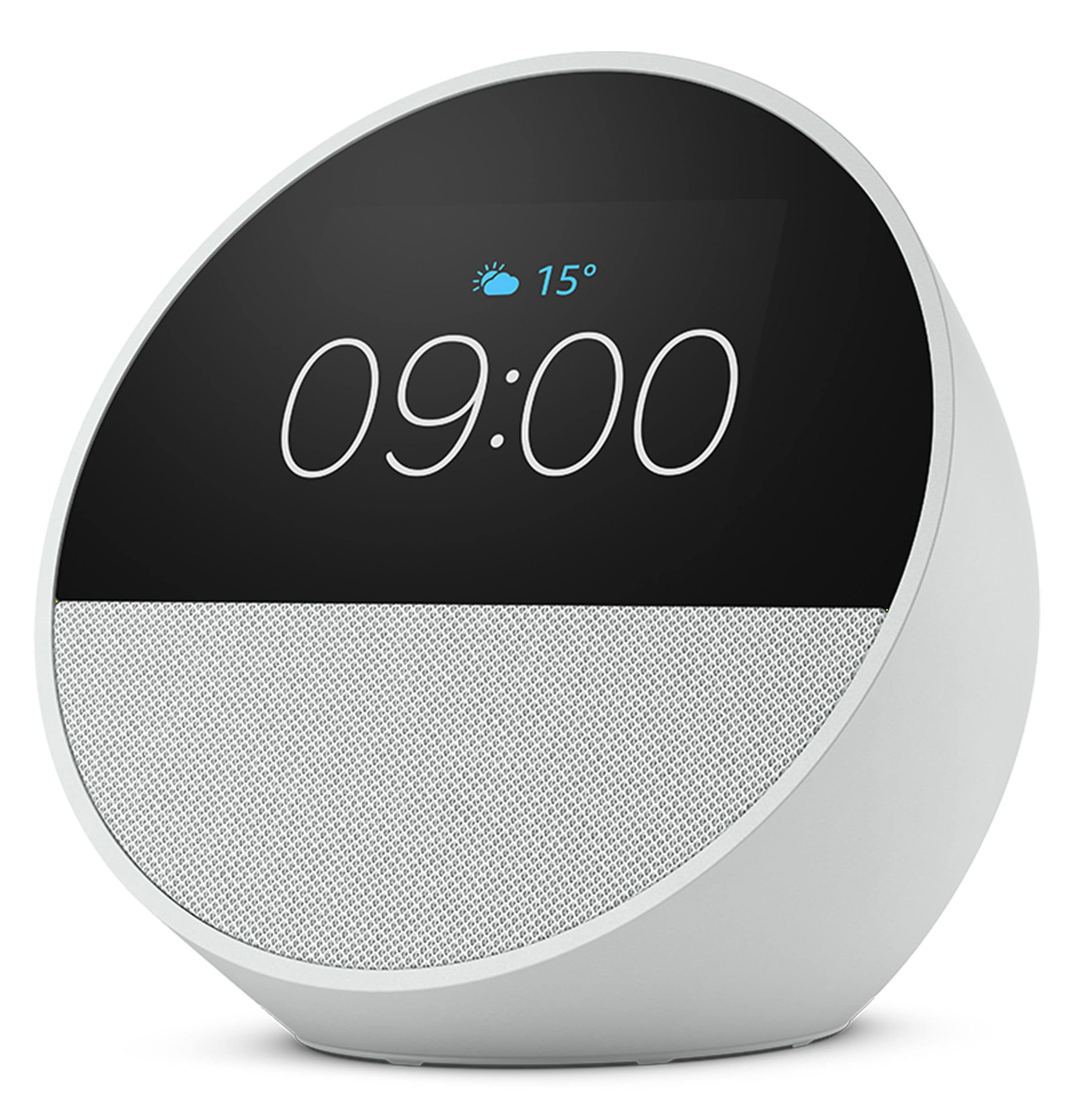 Echo Spot (2024) Wlan Bluetooth Lautsprecher (Weiß)