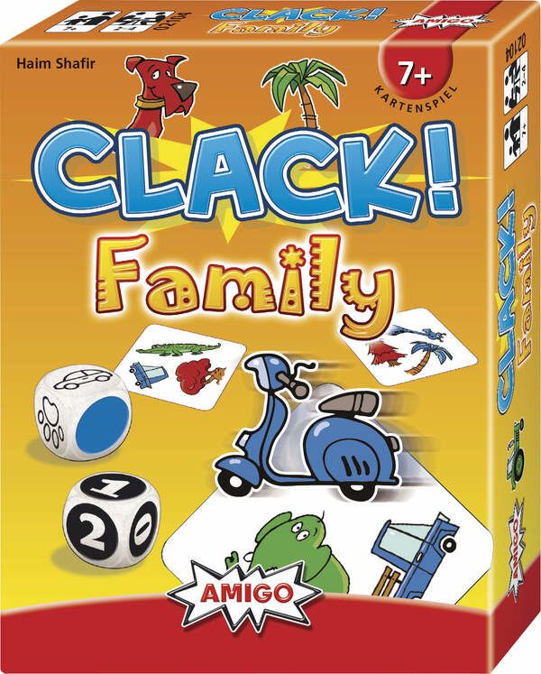 2104 Clack! Family Kartenspiel bis zu 4 Spielern ab 7 Jahr(e)