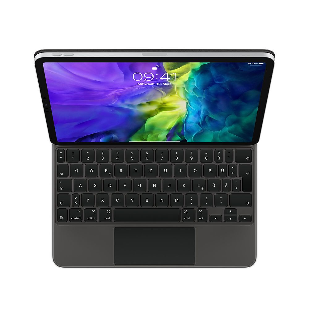 Magic Keyboard für Apple iPad Pro 11" (4th generation) iPad Pro 11" (3rd generation) iPad Pro 11" (2nd generation) iPad Pro 11" (1st generation) iPad Air (5th generation) iPad Air (4th generation) bis 27,9 cm (11") (Schwarz)