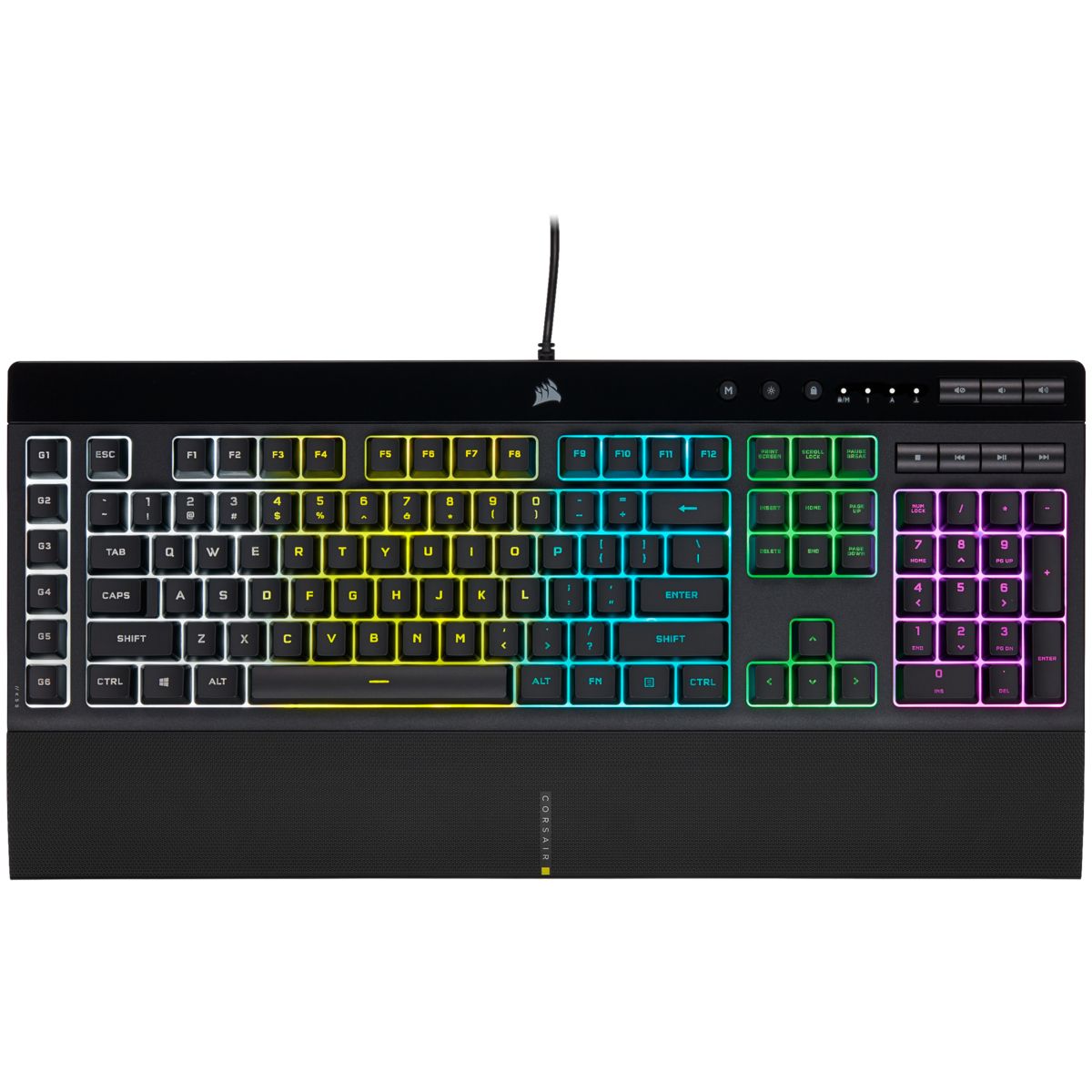 K55 Pro RGB-LED Gaming Tastatur (Schwarz)