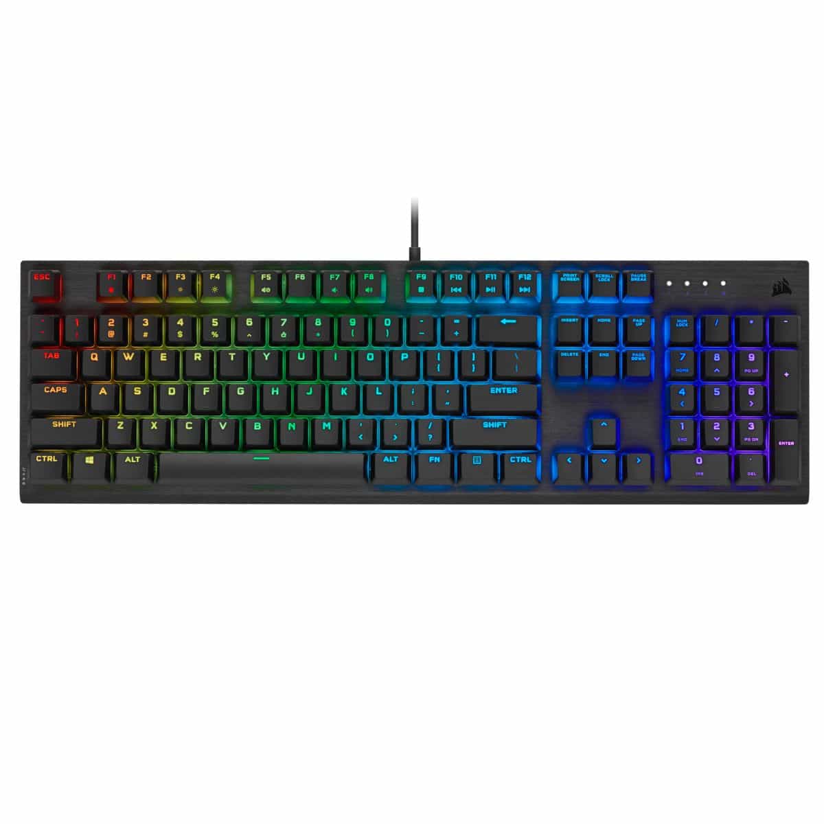 K60 RGB-LED Gaming Tastatur (Schwarz)