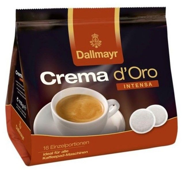 Crema D’Oro Intensa Kaffeepads 16 Einzelportionen