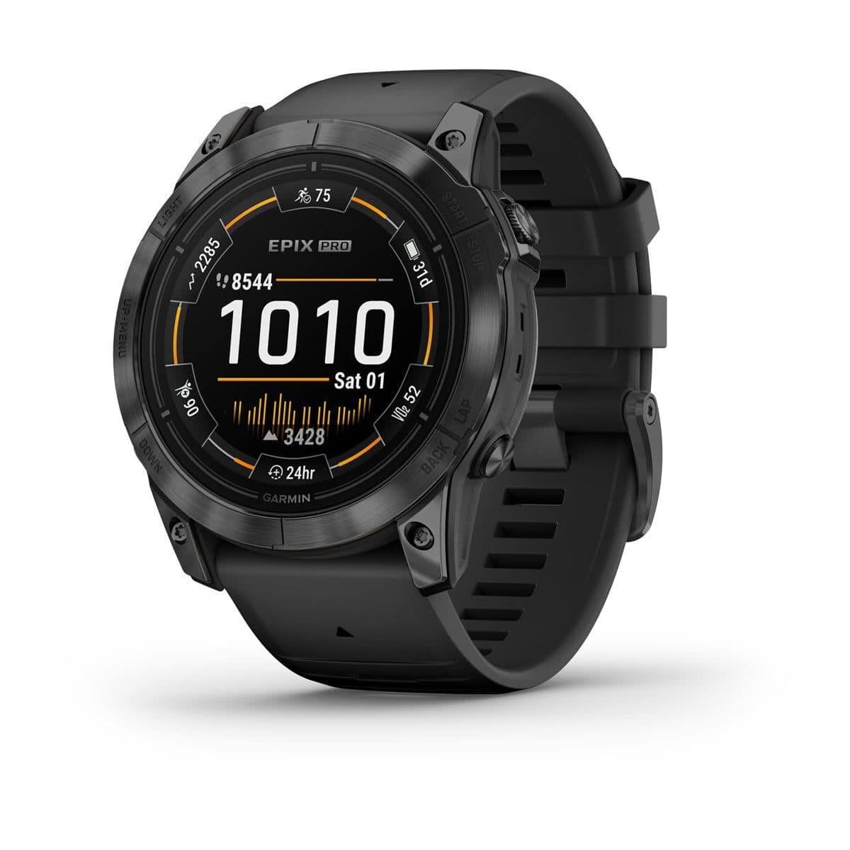 Image of Epix Pro (Gen 2) Digital 51 mm Smartwatch Rund (Grau) (Versandkostenfrei)