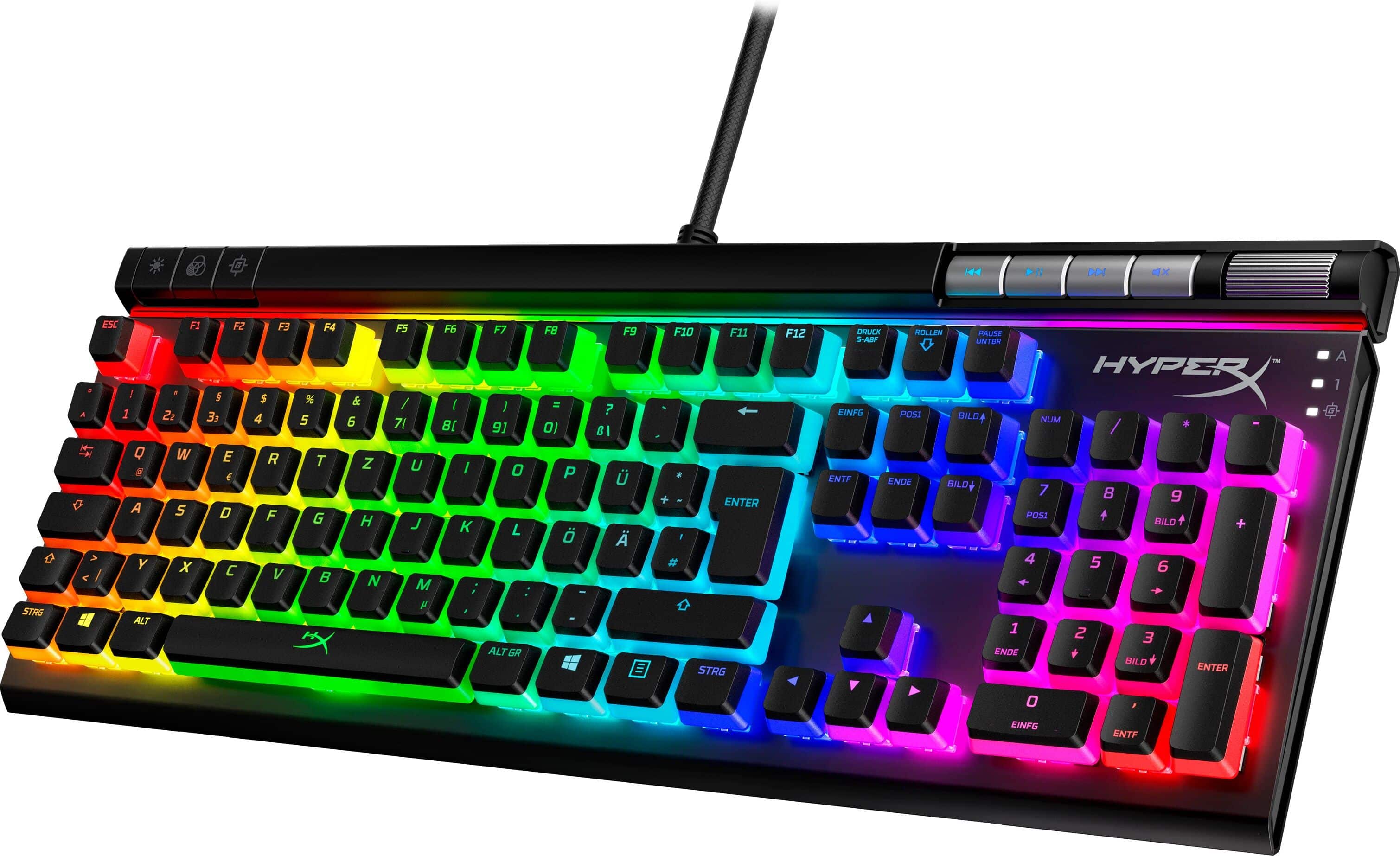 Image of Alloy Elite 2 RGB-LED Gaming Tastatur (Schwarz) (Schwarz) (Versandkostenfrei)