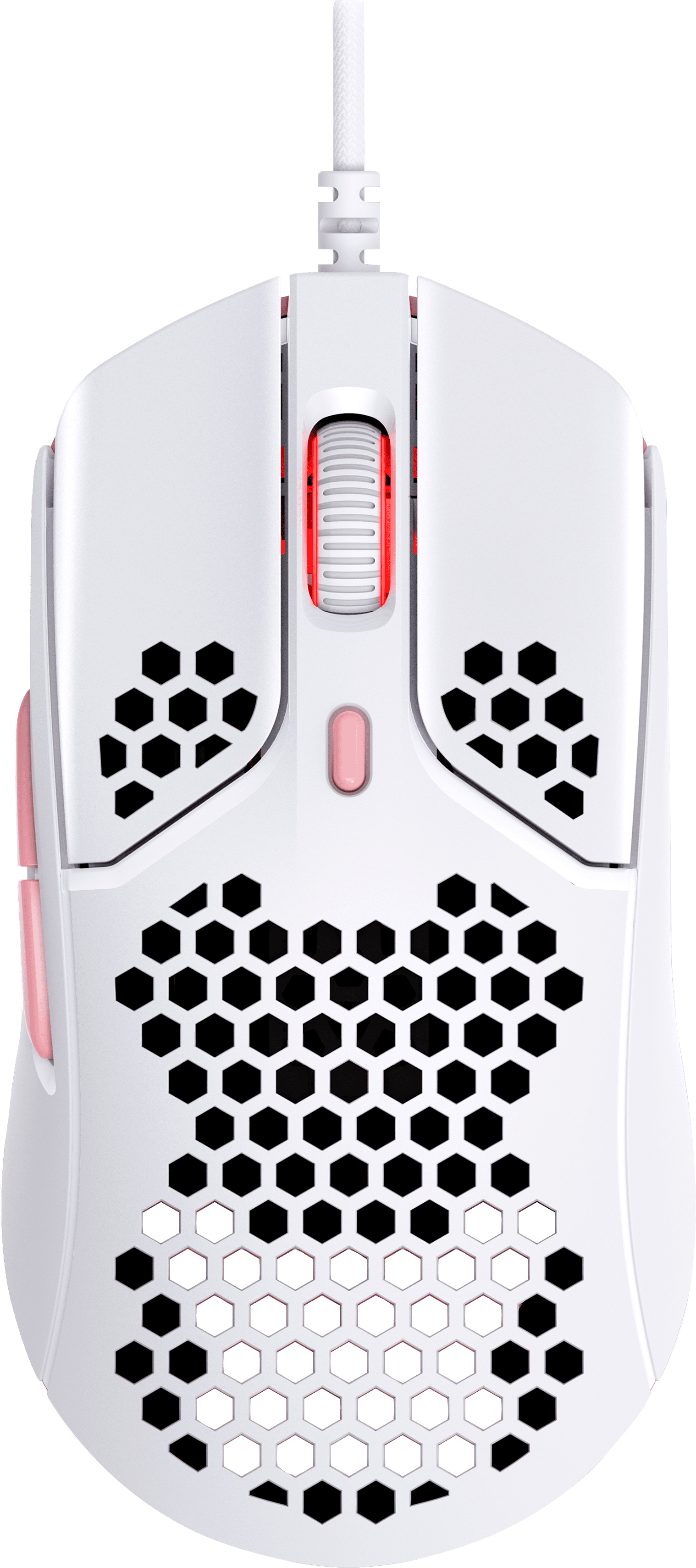 Image of HyperX Pulsefire Haste 3200 DPI Gaming Maus Optisch (Pink, Weiß) (Pink, Weiß) (Versandkostenfrei)