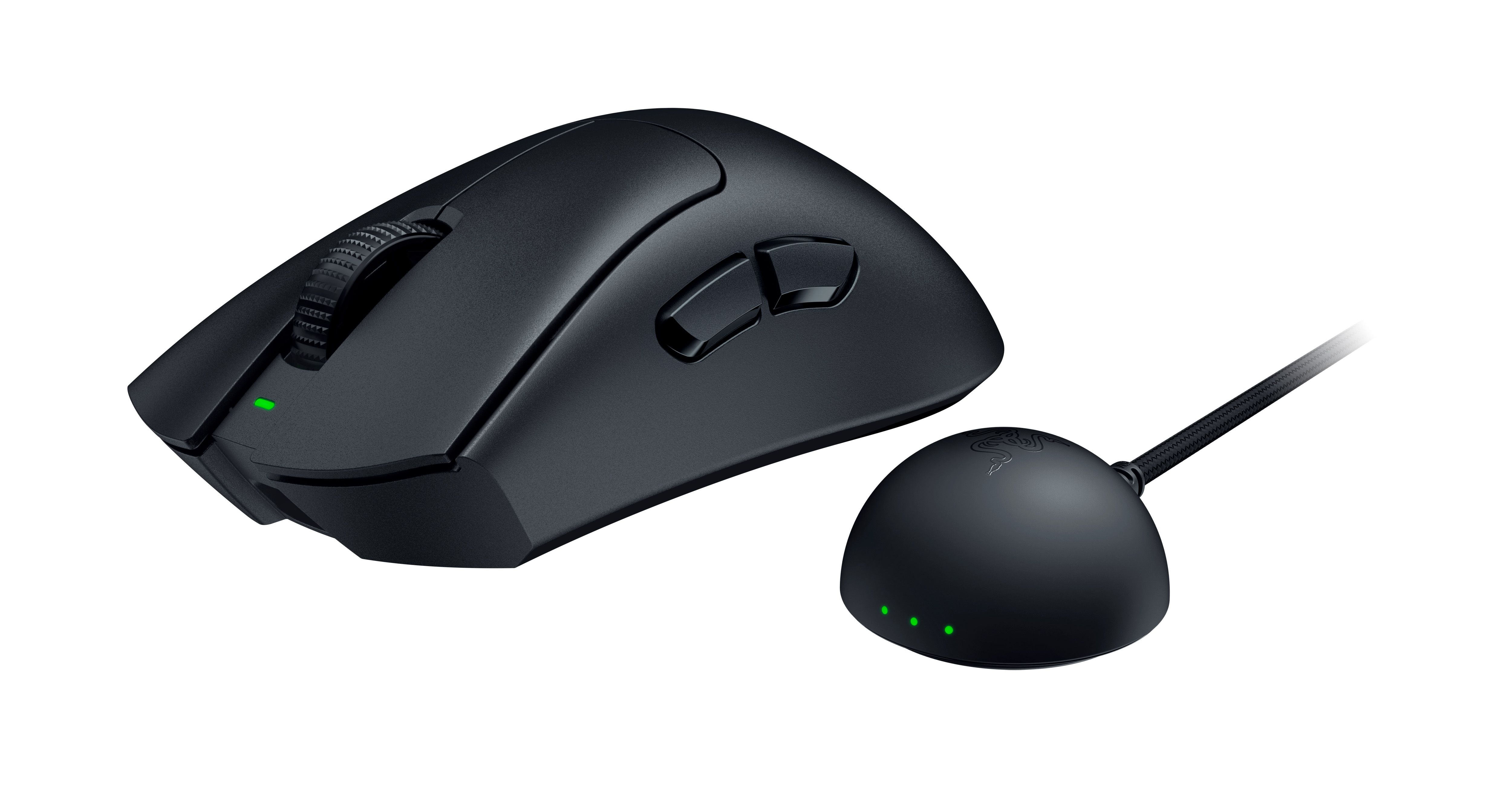 Razer DeathAdder V4 Pro 45000 DPI Gaming Maus Optisch (Schwarz)
