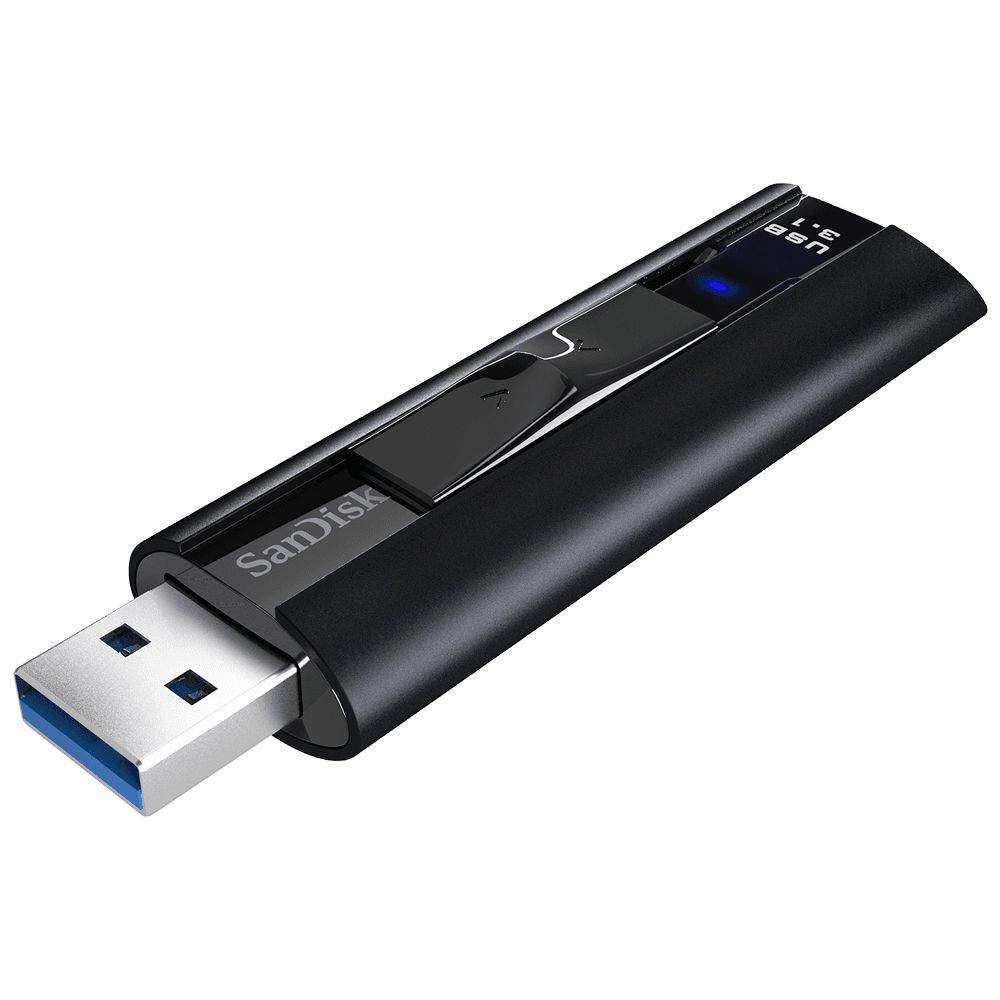 Image of Cruzer Extreme Pro USB-Stick 128GB USB 3.1 (Schwarz)