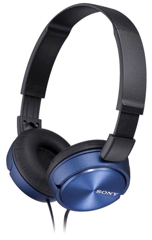 MDR-ZX310L Ohraufliegender Kopfhörer Kabelgebunden (Blau)