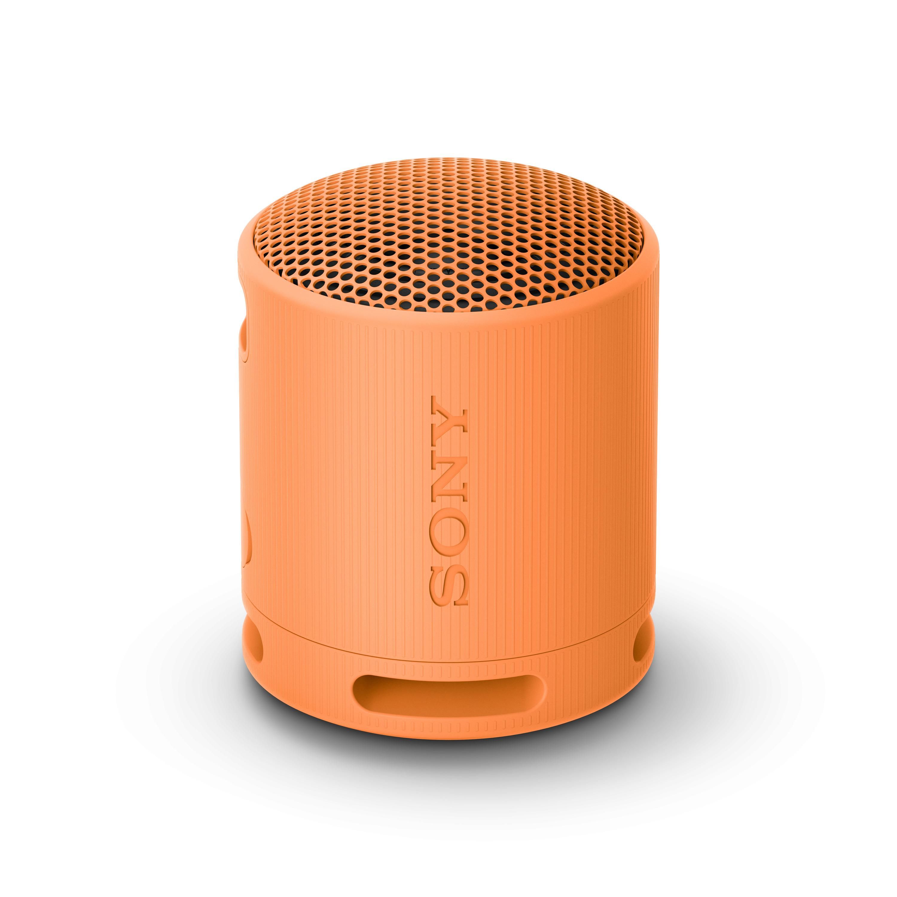 Höhepunkt der Popularität Sony SRS-XB100 Lautsprecher expert Bluetooth Technomarkt IP67 von (Orange)