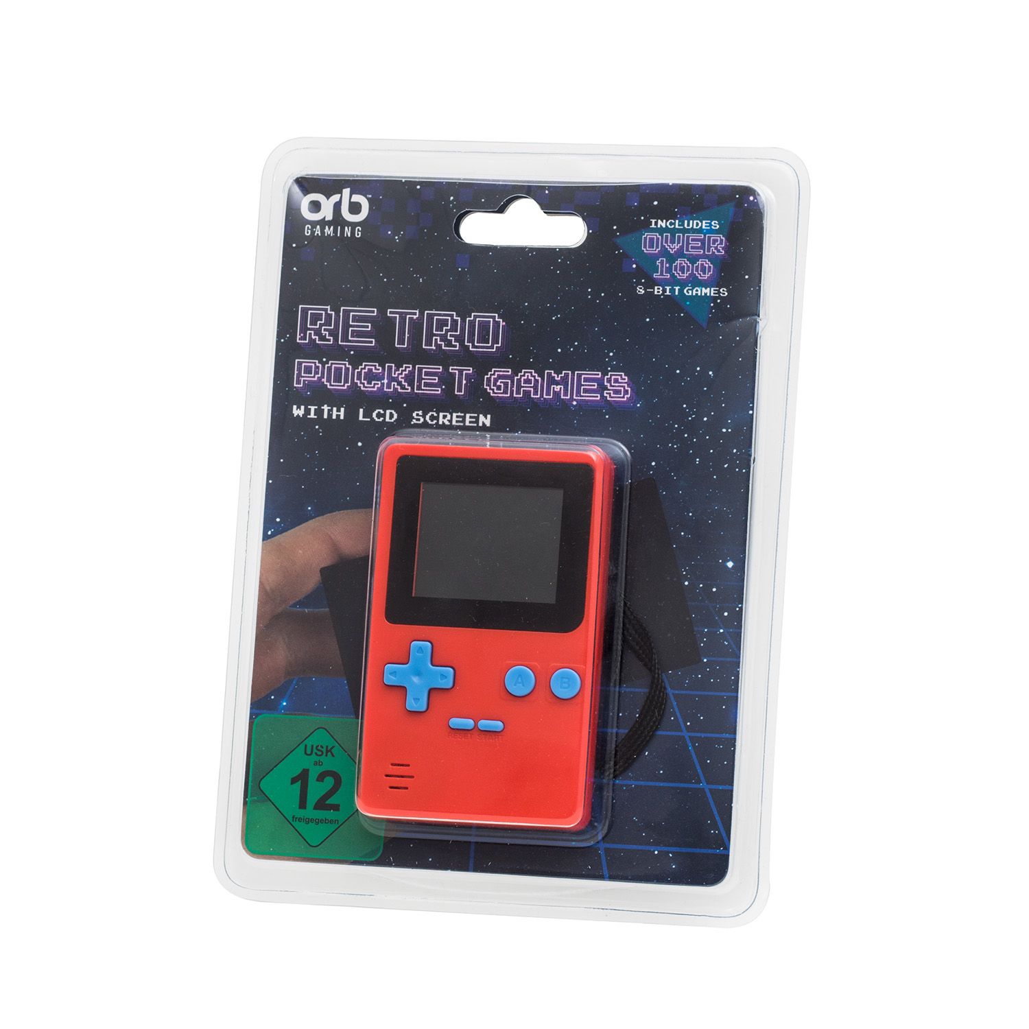 Retro Pocket Games mit über 100 Spielen (Rot)