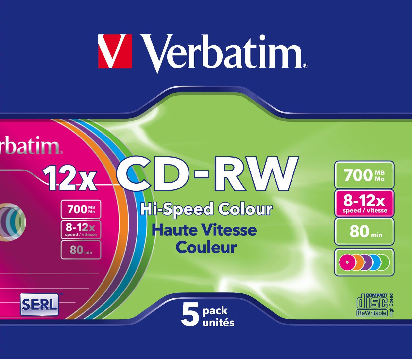 CD-RW Colour 12x