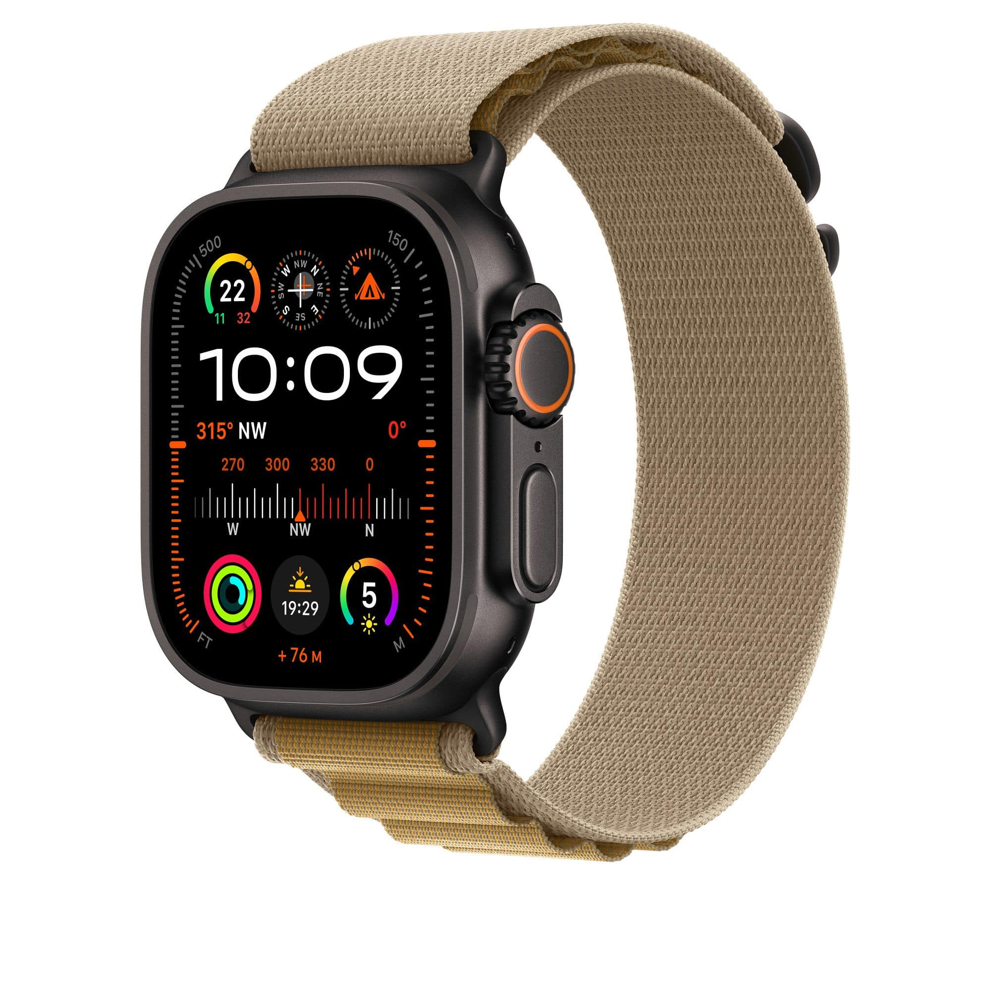 Apple MYQ03ZM A Armband S Apple Watch Models 44mm 45mm 46mm 49mm Beige von expert Technomarkt