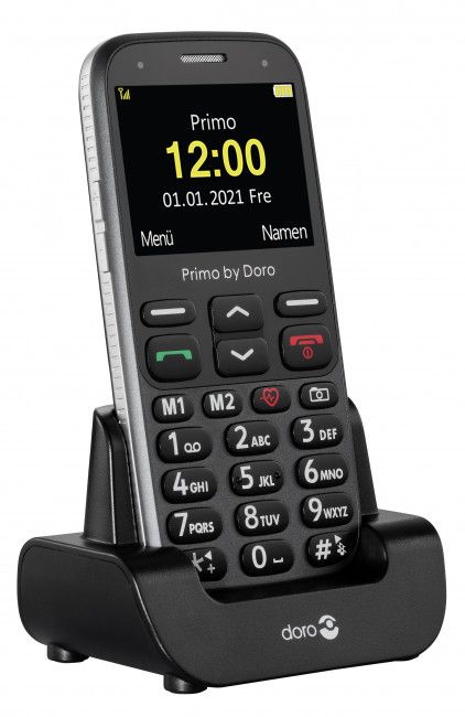 3 368 Single Technomarkt Graphit) von 2G Primo Smartphone expert 5,84 (2.3 (Schwarz, cm MP Doro Zoll) SIM