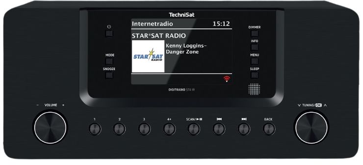 TechniSat DigitRadio 574 IR Bluetooth DAB+, FM Tragbar Radio (Schwarz) von  expert Technomarkt