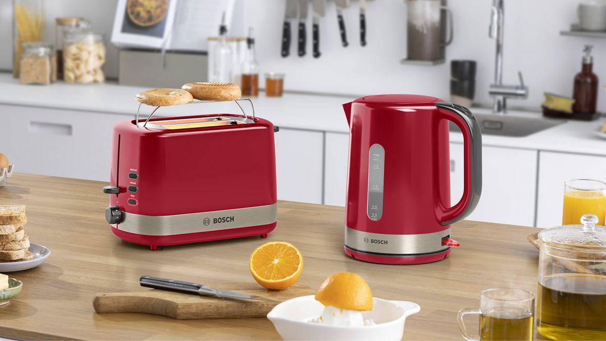 Bosch TAT6A514 Toaster 800 W 2 Scheibe(n) (Rot) von expert Technomarkt