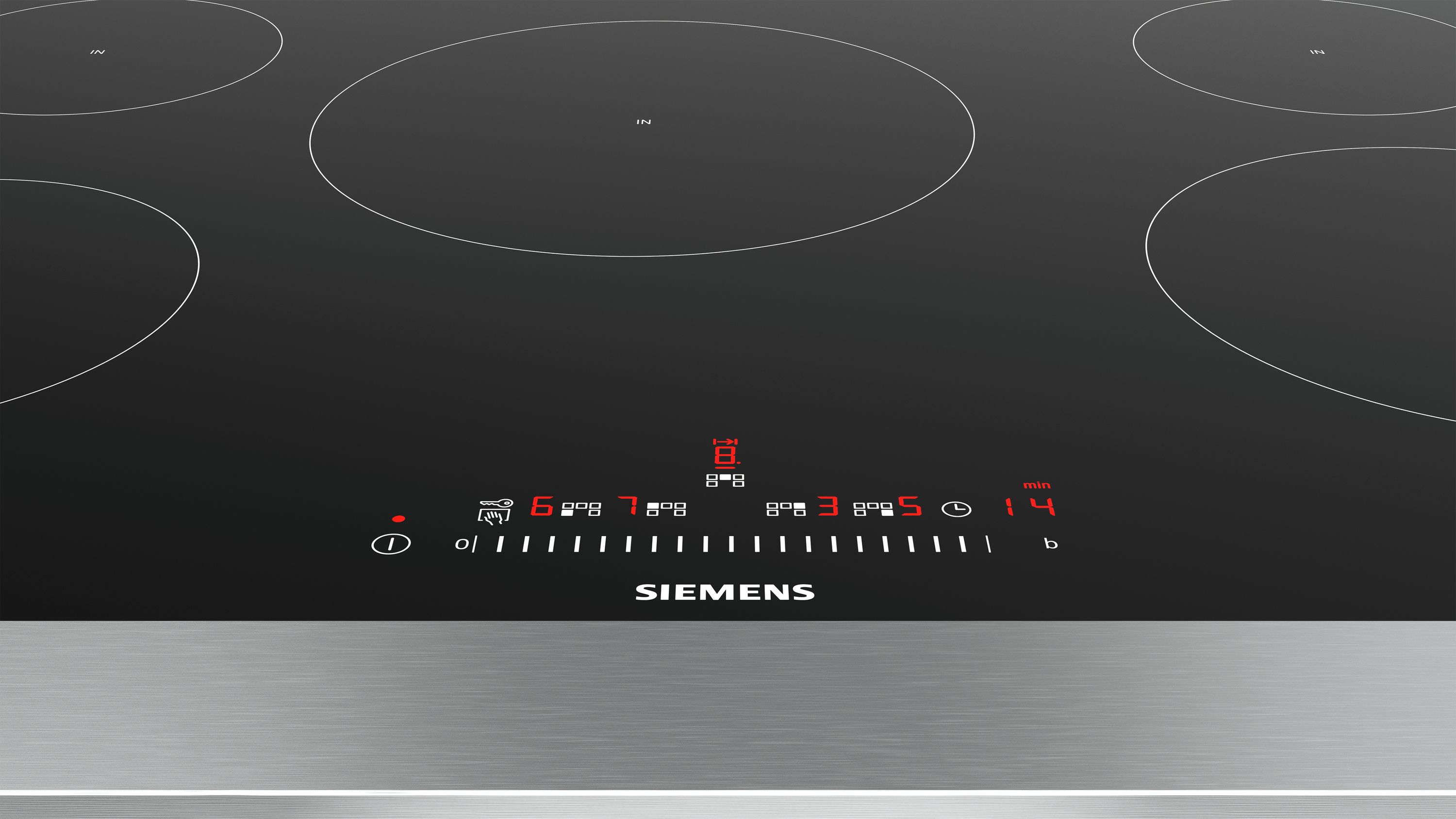 Technomarkt EH801FVB1E Siemens Induktions autarkes expert 5 Zone(n) 80cm iQ100 von Kochfeld/Herdplatte
