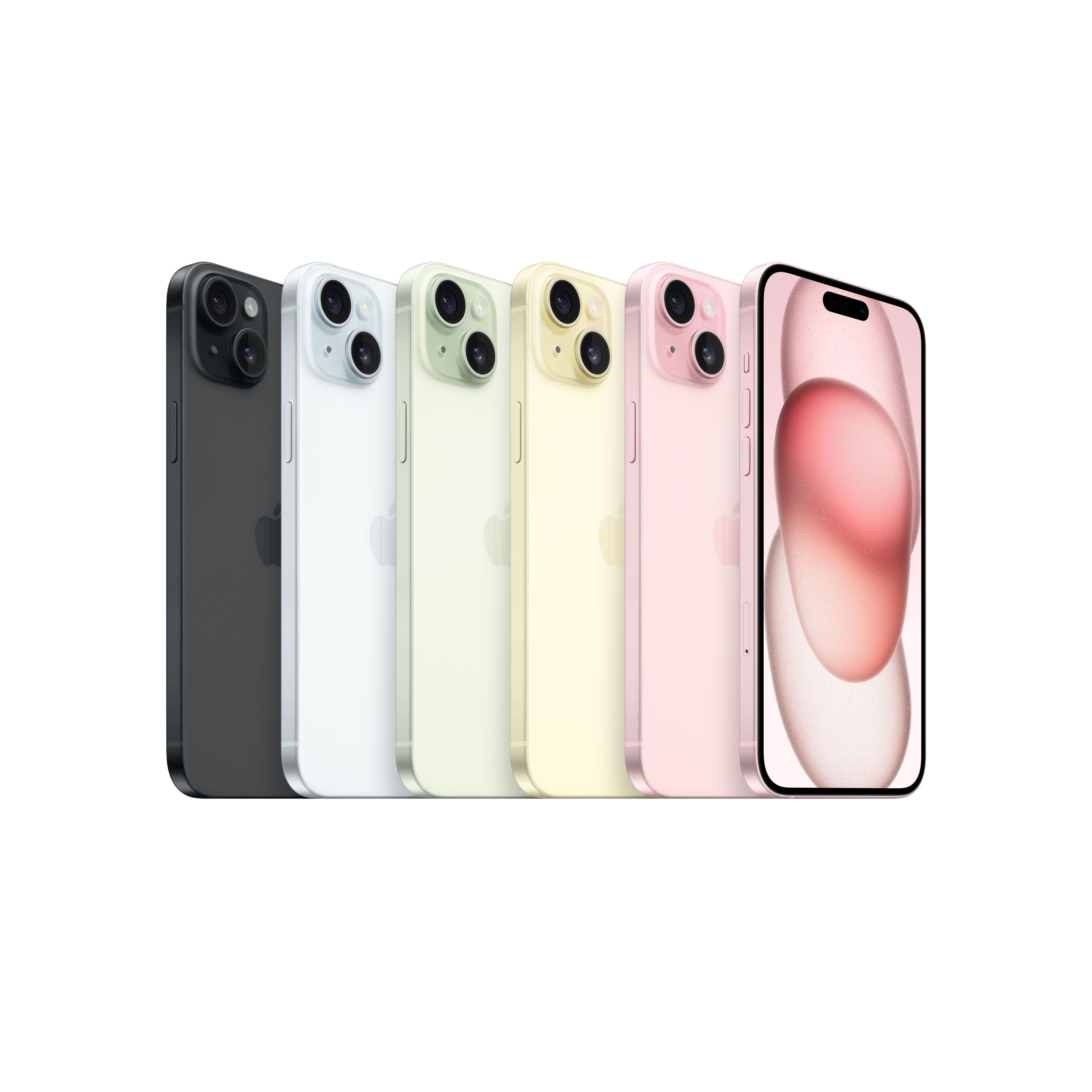 Apple iPhone 15 Plus (6.7 expert Dual IOS 17 von MP 128 Kamera Smartphone 48 Dual (Pink) Sim Technomarkt cm Zoll) GB 5G