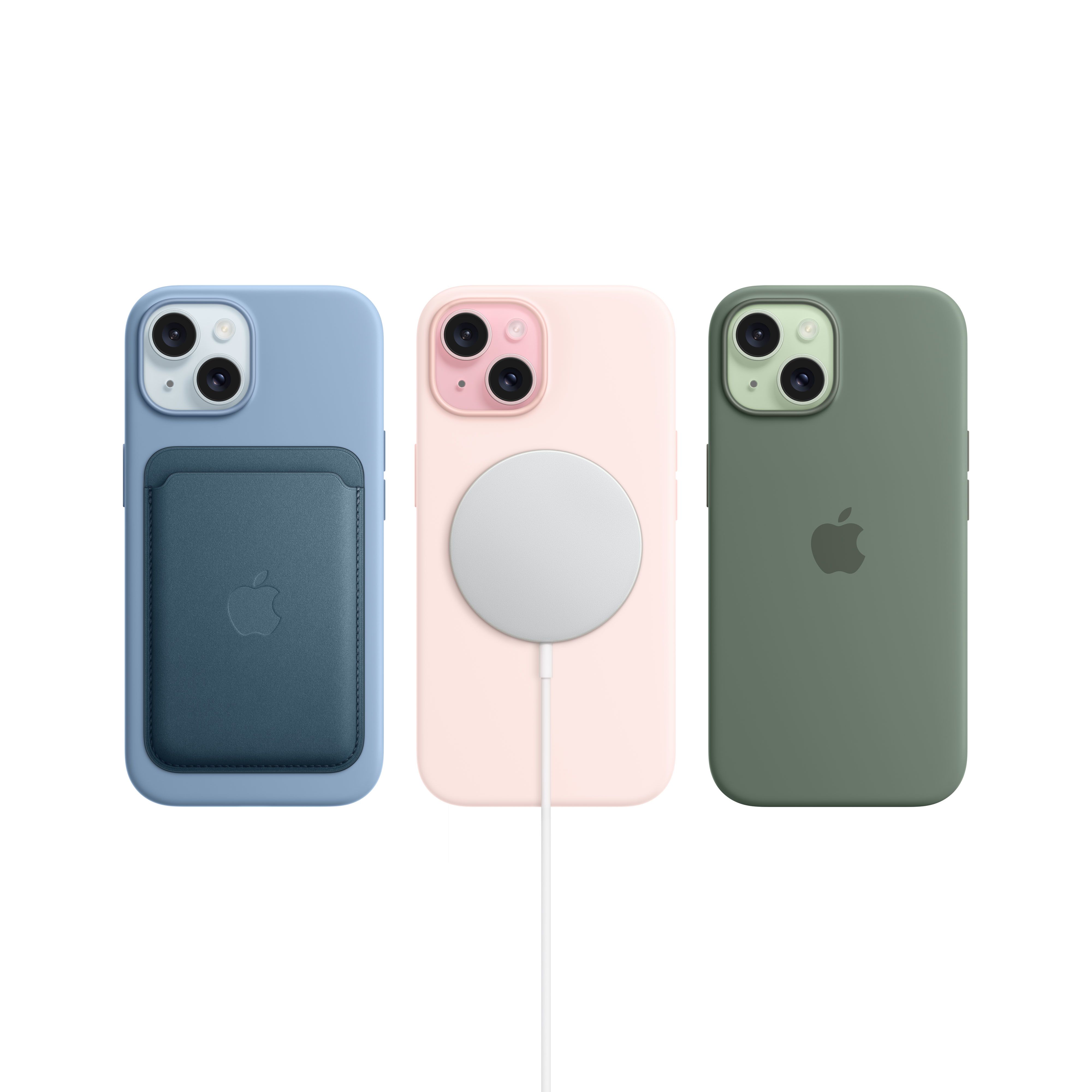 MagSafe Schutzhülle für Apple iPhone 15 Pro Max Transparent mit roter  Chromumrandung - German