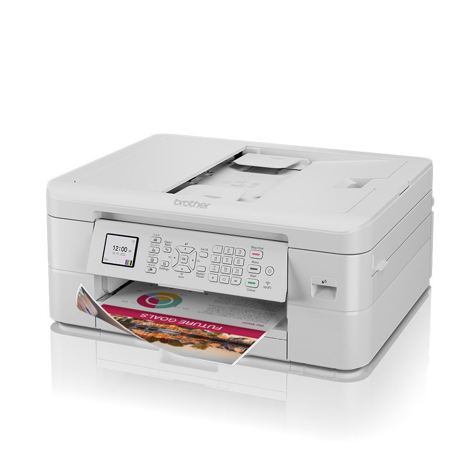 Drucker, Scanner, Kopierer, Fax Weiss 400 x 172 x 343 mm Brother MFC-J1010DW 4-in-1 Farbtintenstrahl-Multifunktionsgerät 